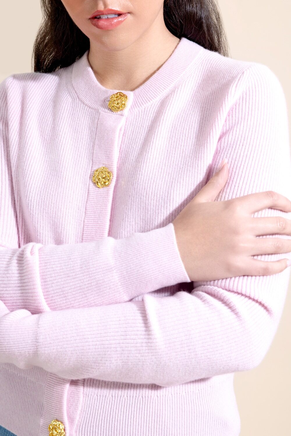Ellery Cardigan - Petal Pink-PINK-XS-CLOTHINGTOPSWEATER-CARA CARA