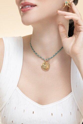 Diamond Sun Pendant-YELLOW GOLD-JEWELRYFINE JEWELPENDANT-CAROL KAUFFMANN