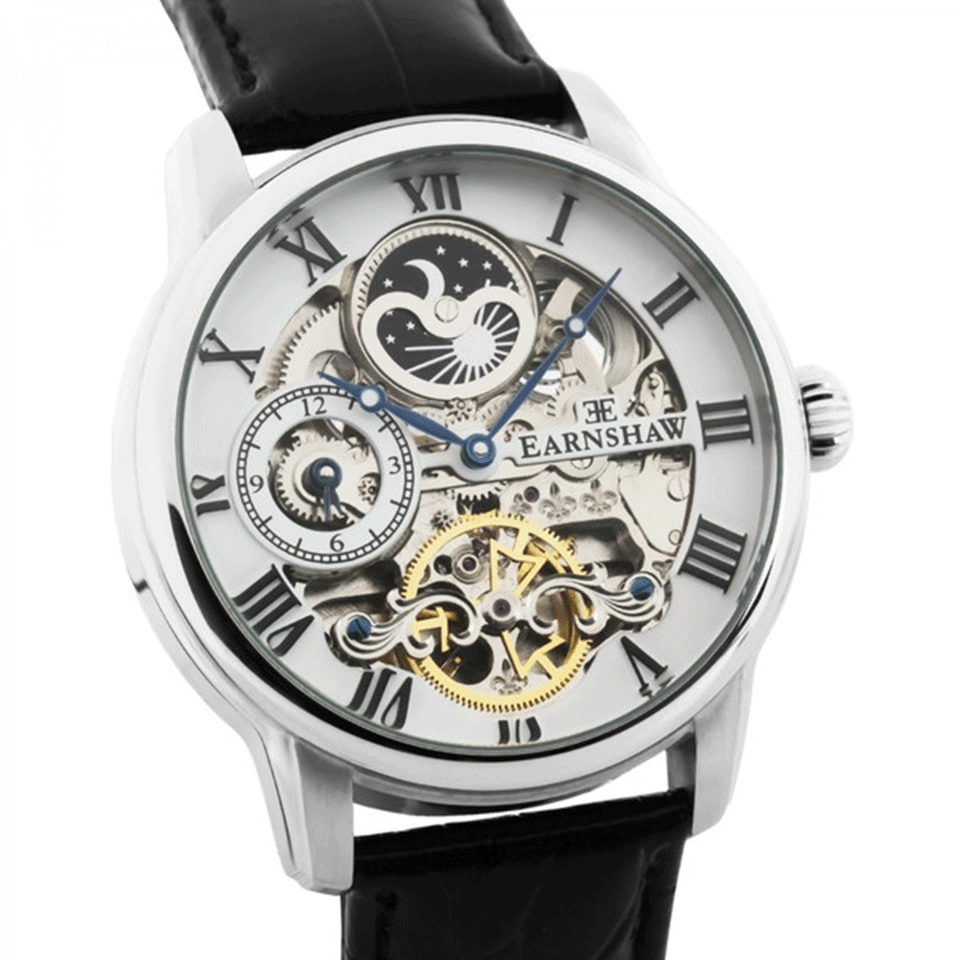 EARNSHAW WATCHES-Longitude Watch-BLACK