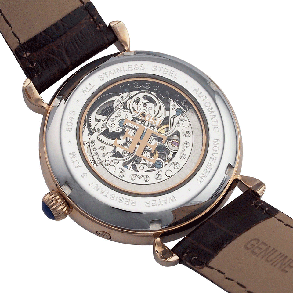 EARNSHAW WATCHES-Grand Calendar Watch-BROWN