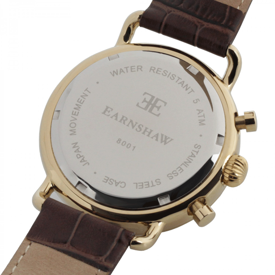 EARNSHAW WATCHES-Investigator Watch-BROWN