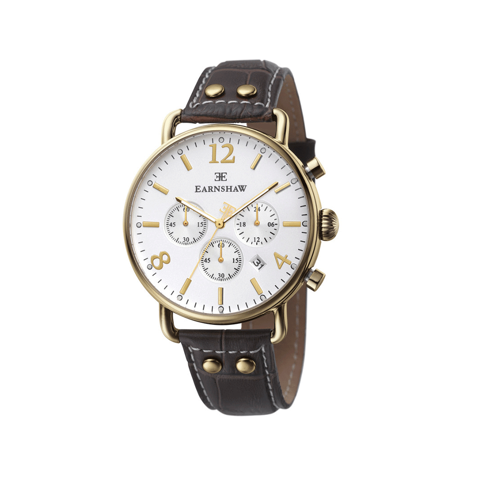 EARNSHAW WATCHES-Investigator Watch-BROWN
