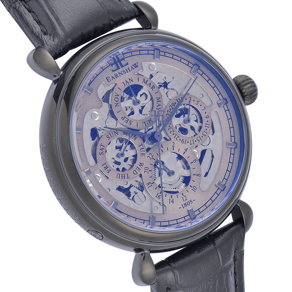 EARNSHAW WATCHES-Grand Calendar Watch-GREY