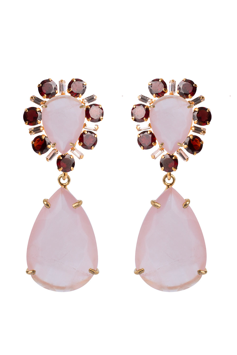Rose Quartz Eden Earrings