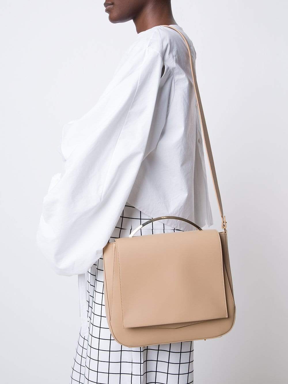 EDDIE BORGO-Pepper Saddle Handbag-DOE