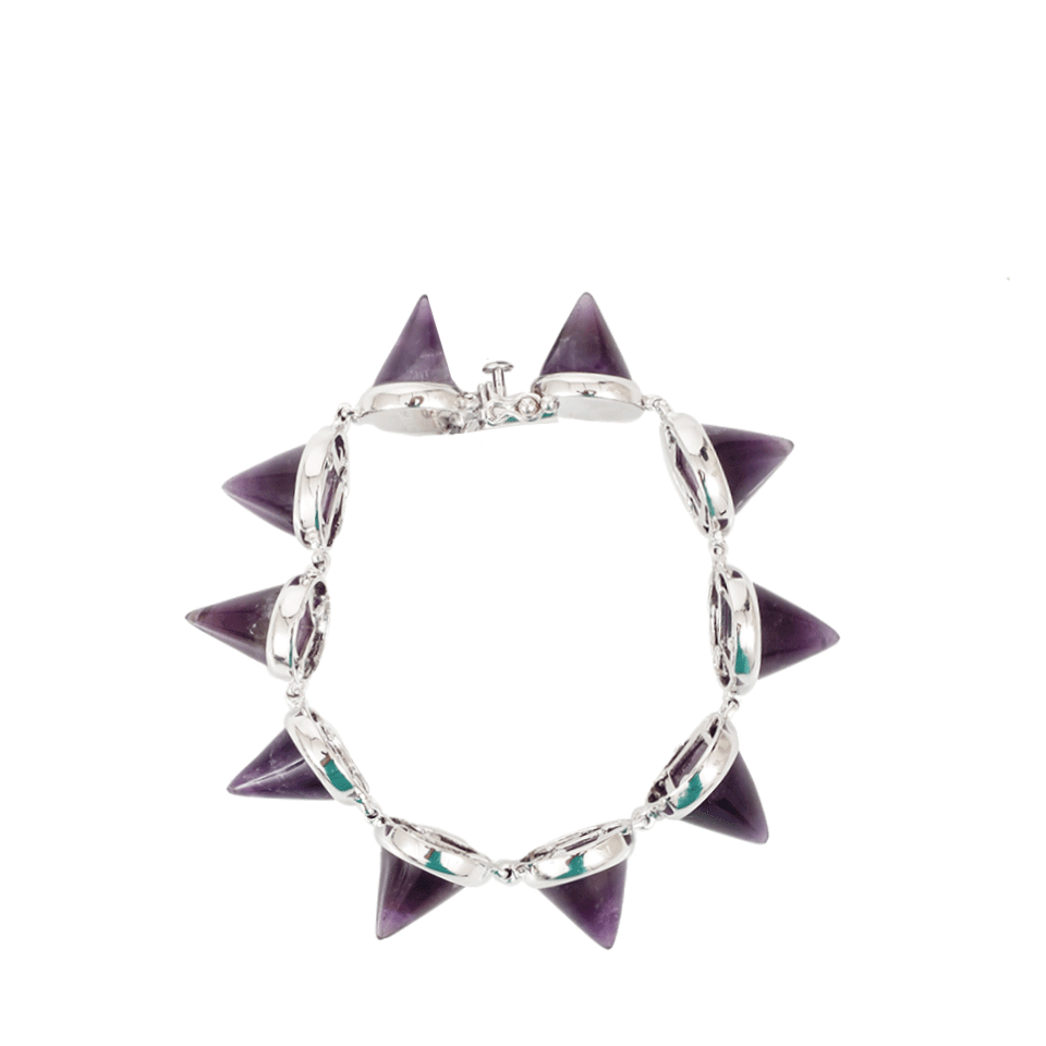 EDDIE BORGO-Gemstone Cone Bracelet-AMETHYST