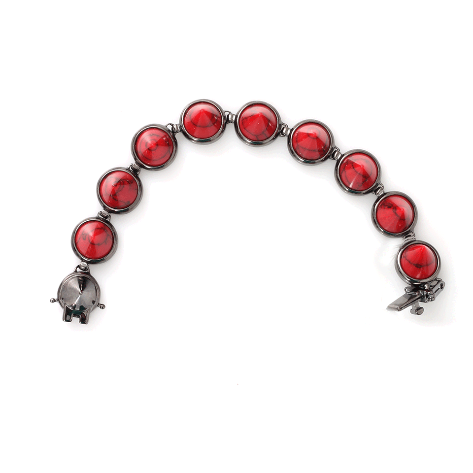 EDDIE BORGO-Gemstone Cone Bracelet-GM/CRL