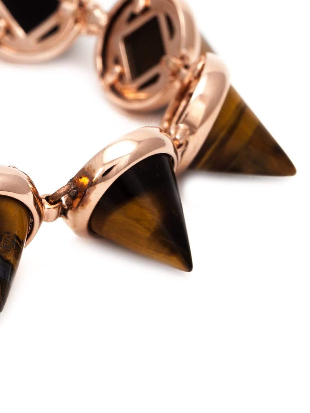 EDDIE BORGO-Gemstone Cone Bracelet-RG/TIGR