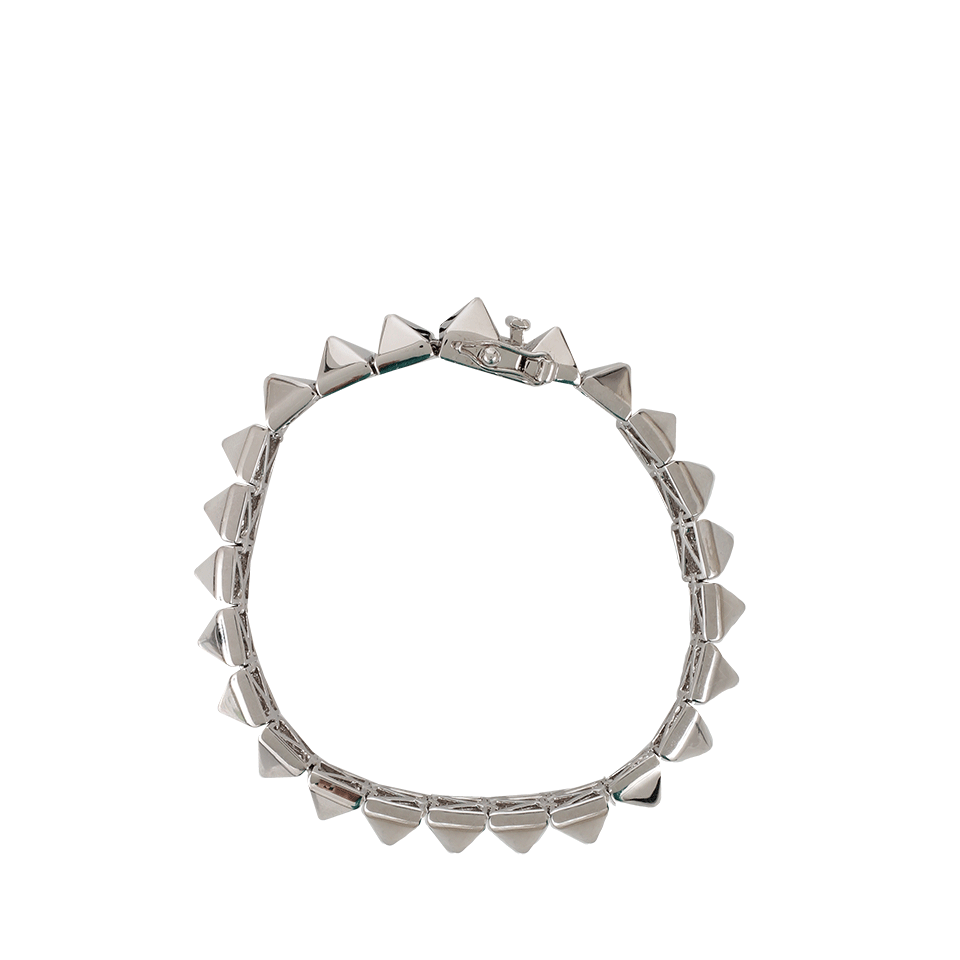 EDDIE BORGO-Small Pyramid Bracelet-SILVER