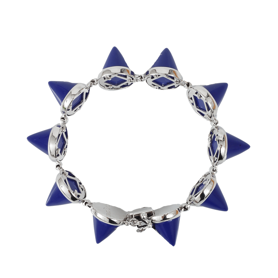 EDDIE BORGO-Lapis Cone Bracelet-SLVR/LAP