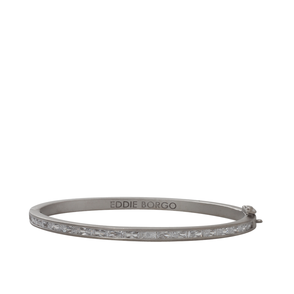 EDDIE BORGO-Pave Cuff-SLVR/CLR