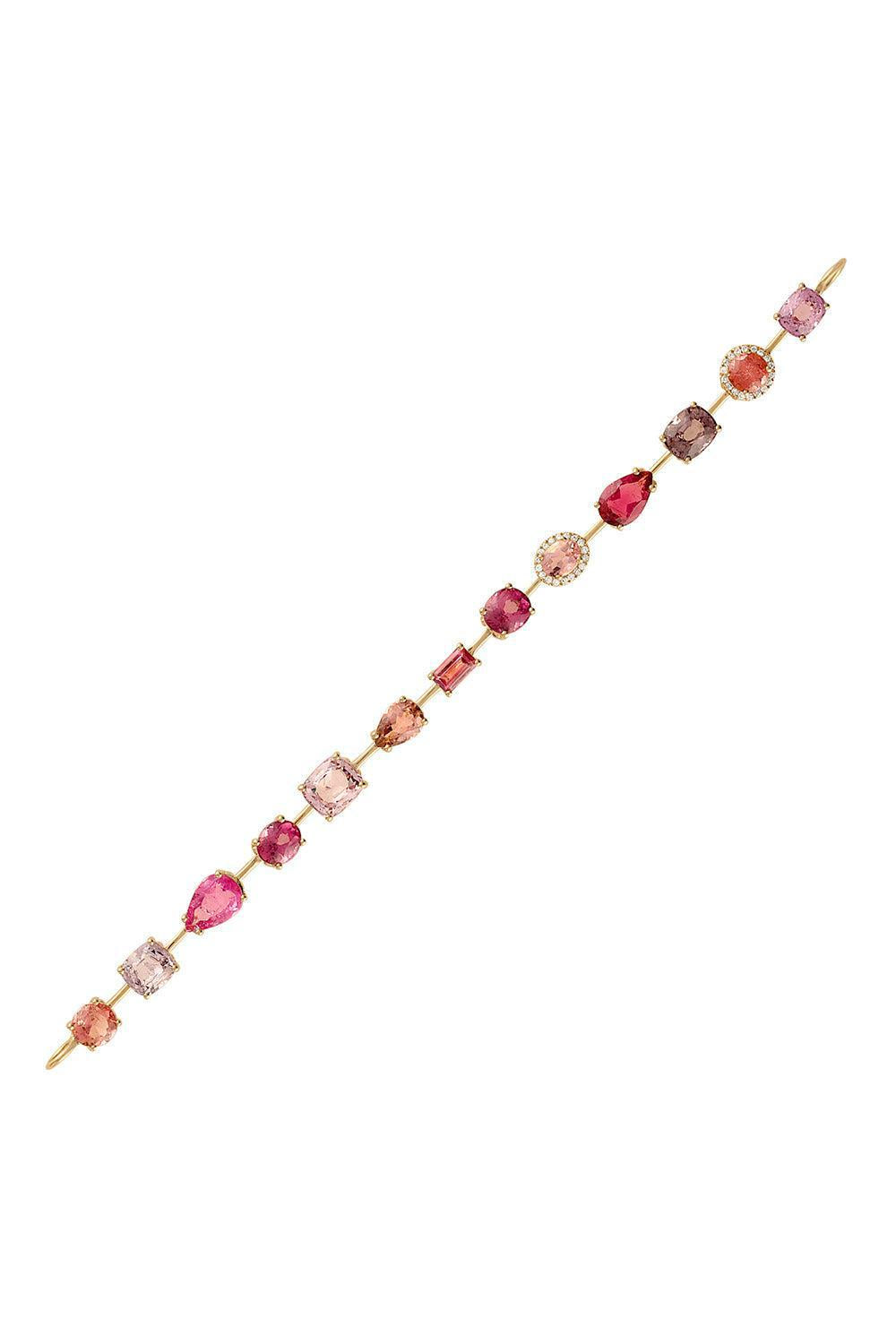 Pink Rock Candy Bracelet-YELLOW GOLD-6-JEWELRYFINE JEWELBRACELET O-EDEN PRESLEY