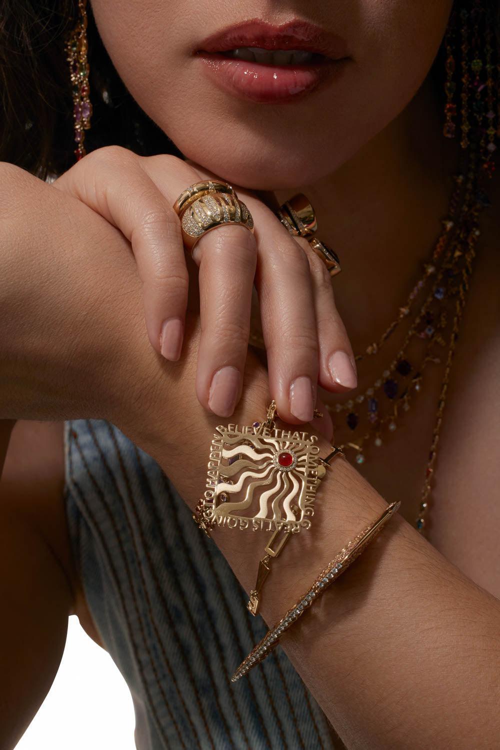 "Just Be" I Love You Bracelet-YELLOW GOLD-6.5-JEWELRYFINE JEWELBRACELET O-EDEN PRESLEY
