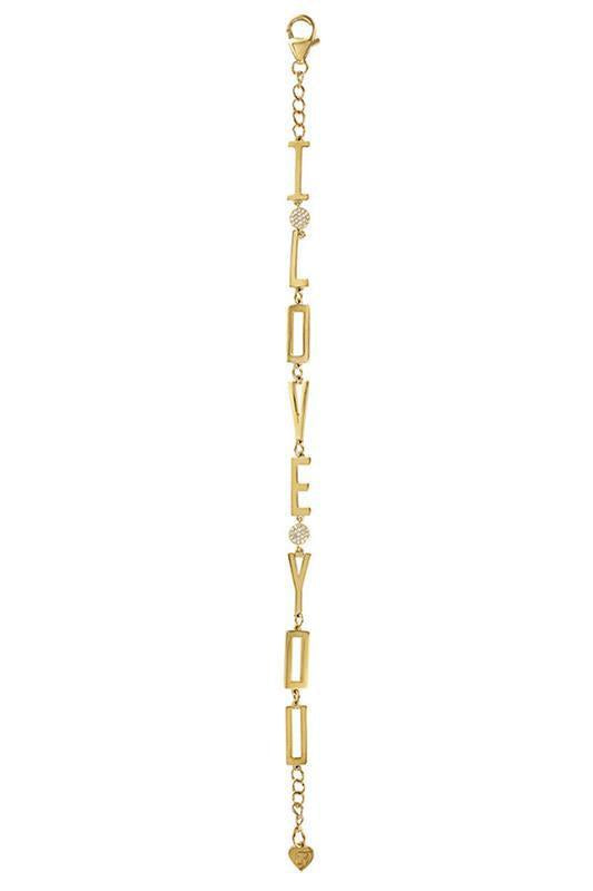"Just Be" I Love You Bracelet-YELLOW GOLD-6.5-JEWELRYFINE JEWELBRACELET O-EDEN PRESLEY