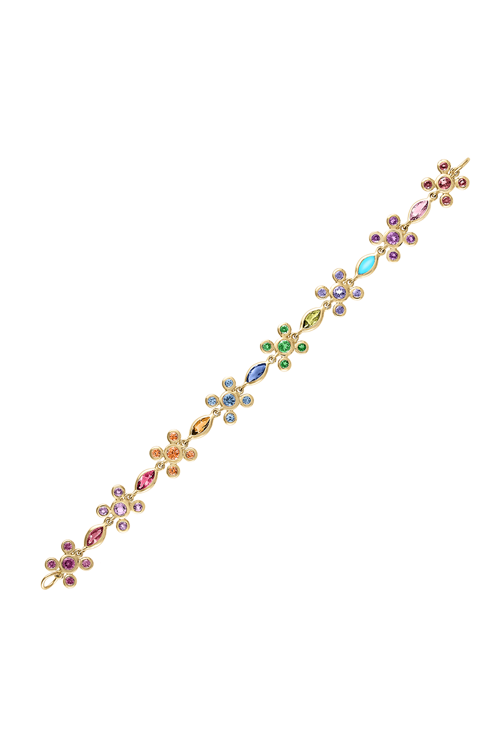 Rainbow In Sync Closure Bracelet-YELLOW GOLD-JEWELRYFINE JEWELBRACELET O-EDEN PRESLEY