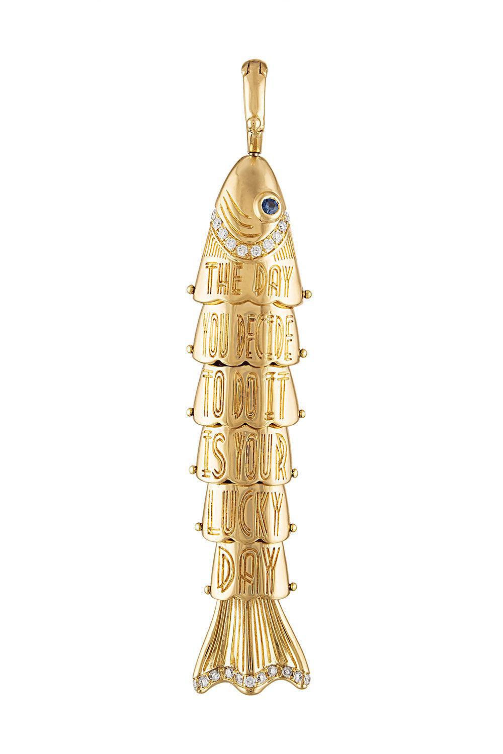 Large Swedish Fish Pendant-YELLOW GOLD-LRG-JEWELRYFINE JEWELPENDANT-EDEN PRESLEY