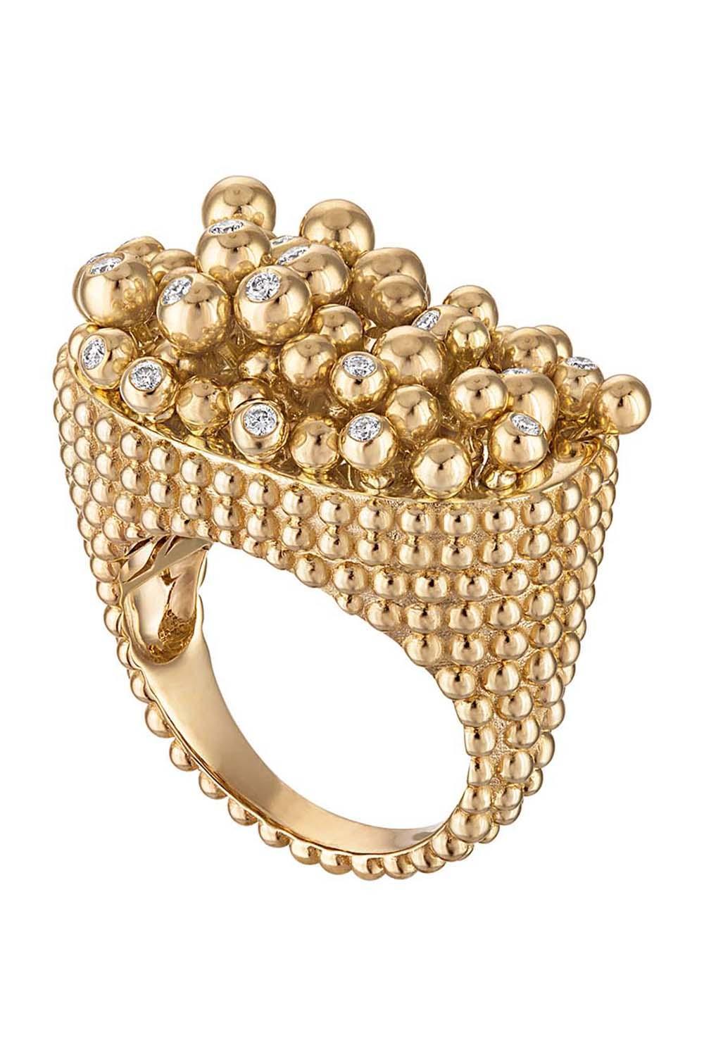 Bubbles Explosion Ring-YELLOW GOLD-7-JEWELRYFINE JEWELRING-EDEN PRESLEY