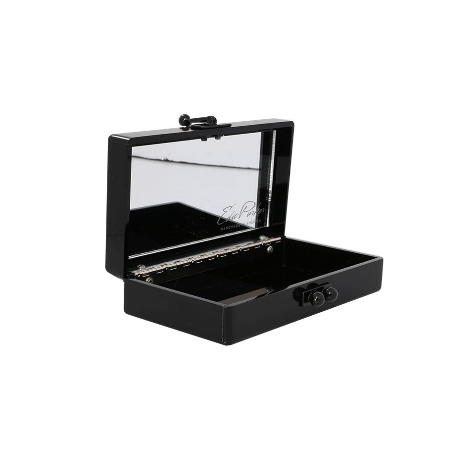EDIE PARKER-Jean Garden Clutch-BLACK