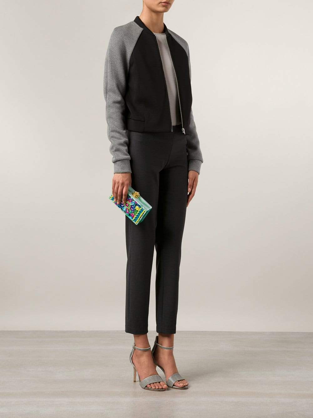 EDIE PARKER-Jean Embroidery Inlay-GRN/TIE