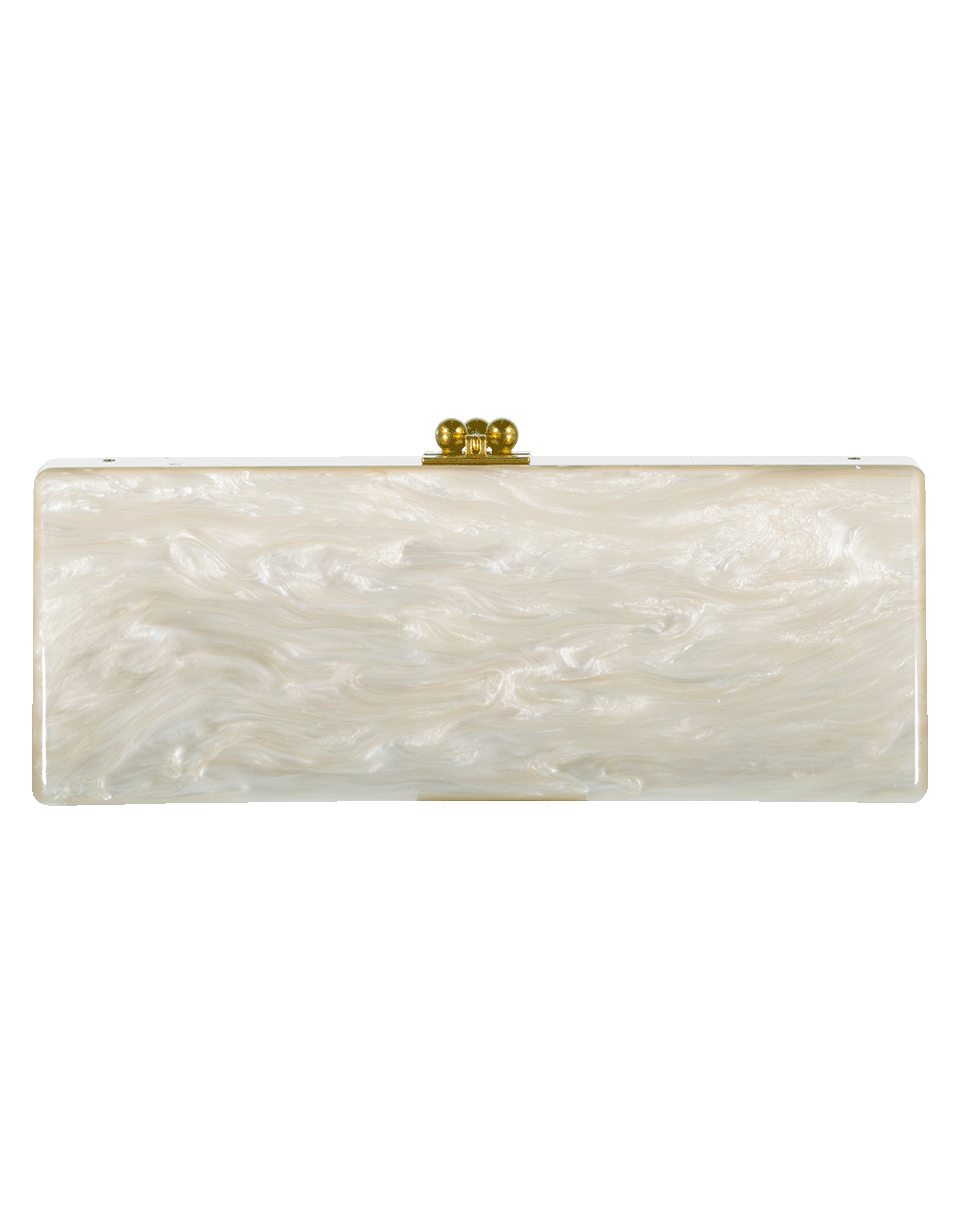 EDIE PARKER-Flavia Solid Clutch-NUDE