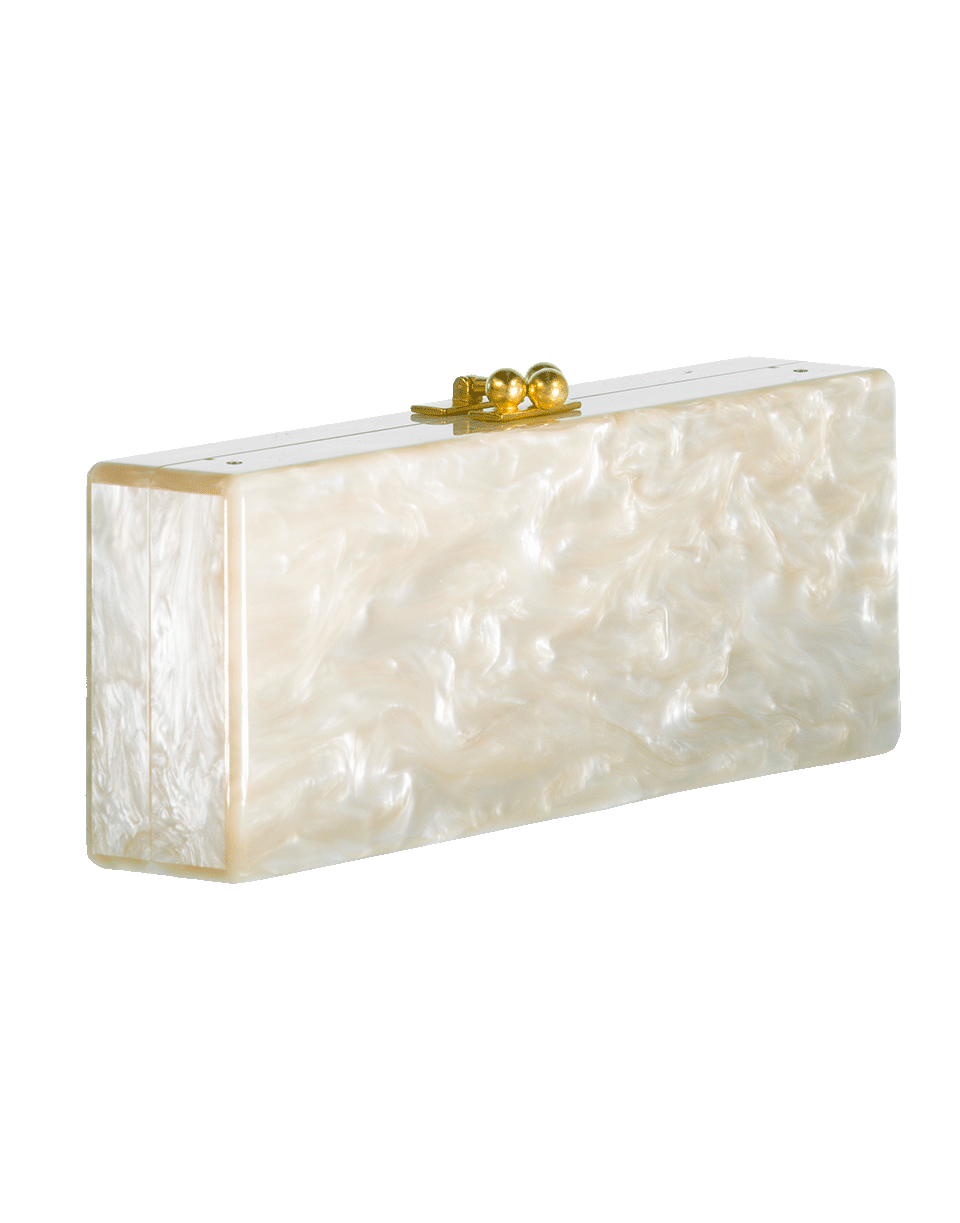 EDIE PARKER-Flavia Solid Clutch-NUDE