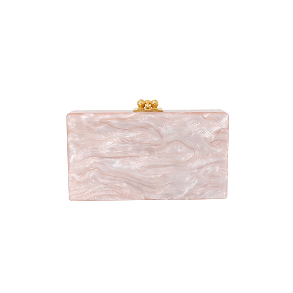 EDIE PARKER-Jean Solid Clutch-ROSE