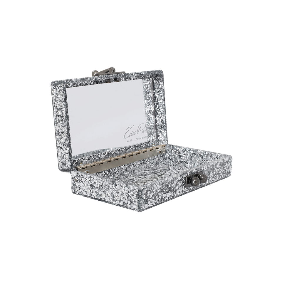 EDIE PARKER-Jean Solid Clutch-SILVER
