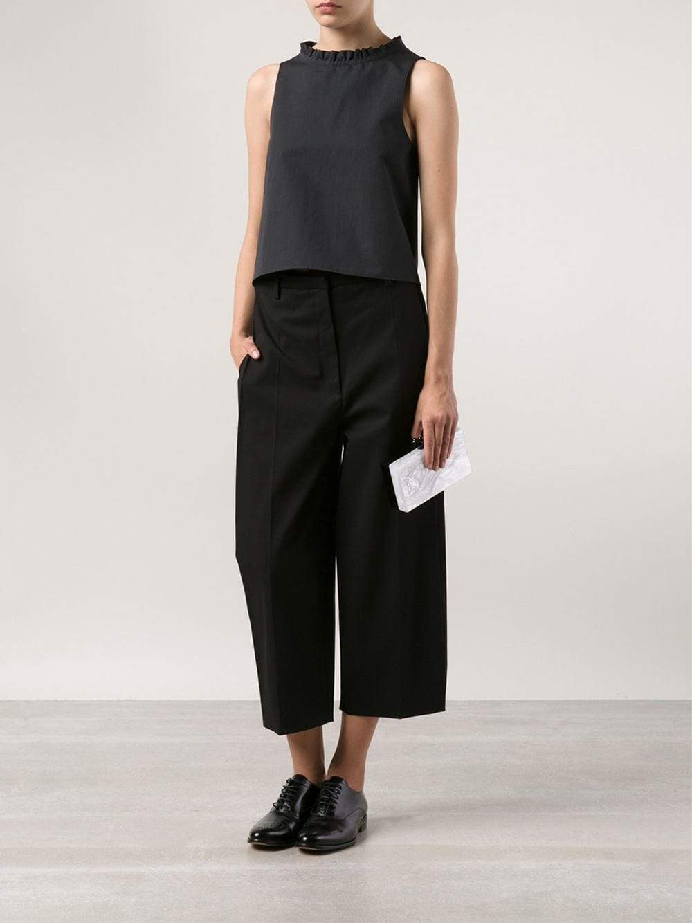 EDIE PARKER-Jean HalfHalf-WHT/BLK