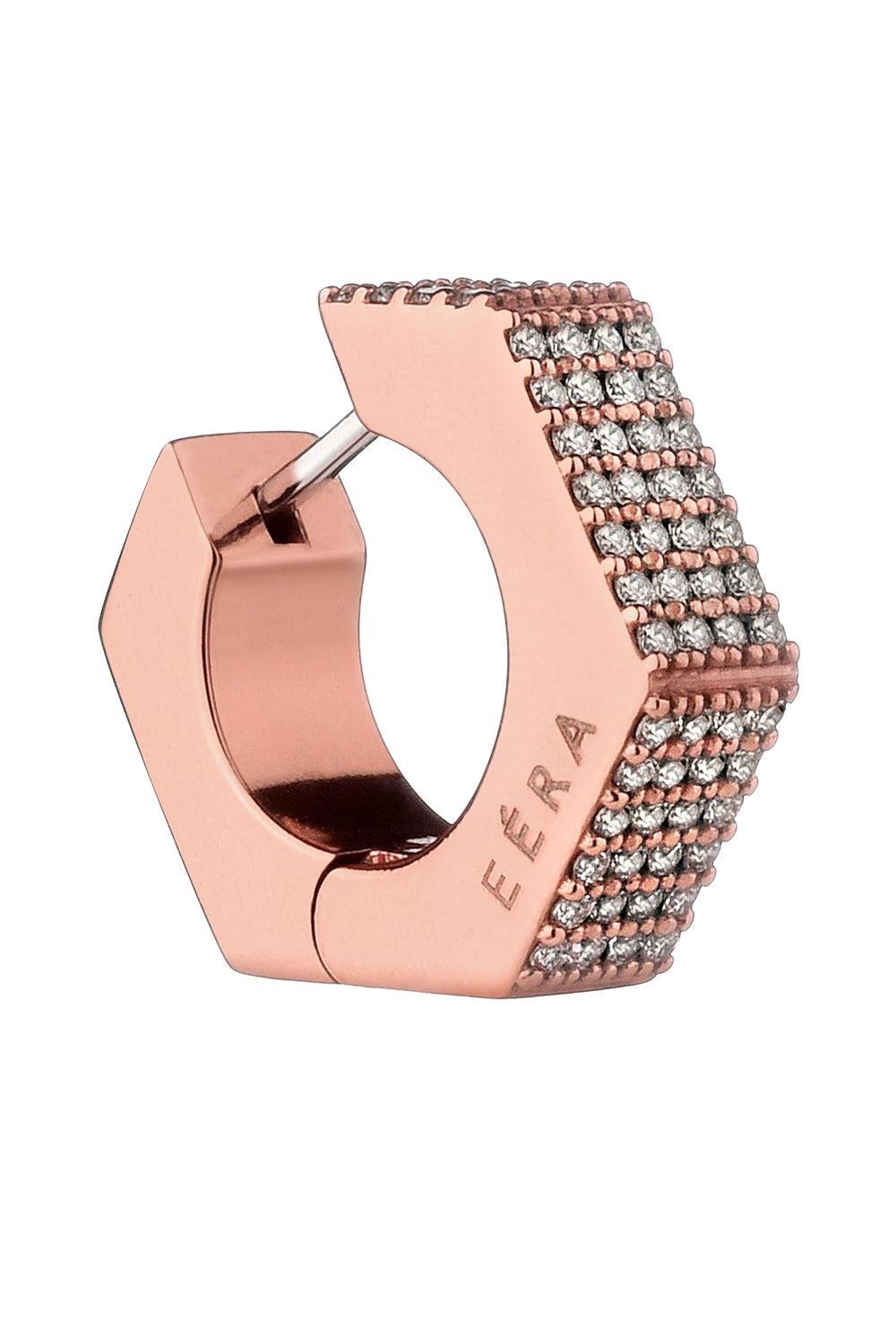 Pale Pink Dado Earring-WHITE GOLD-JEWELRYFINE JEWELEARRING-EÉRA