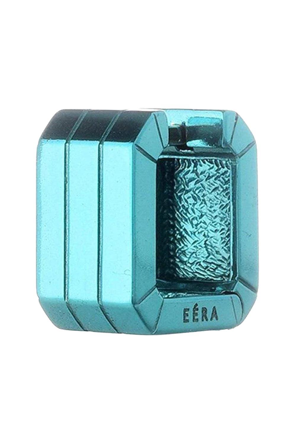 Light Blue Unique Mini EÉRA Huggie-WHITE GOLD-JEWELRYFINE JEWELEARRING-EÉRA