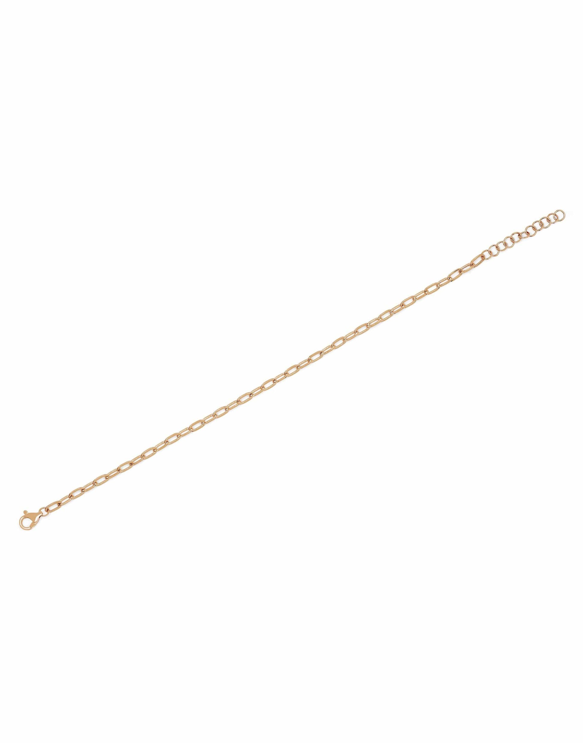 EF COLLECTION-Mini Link Bracelet-ROSE GOLD