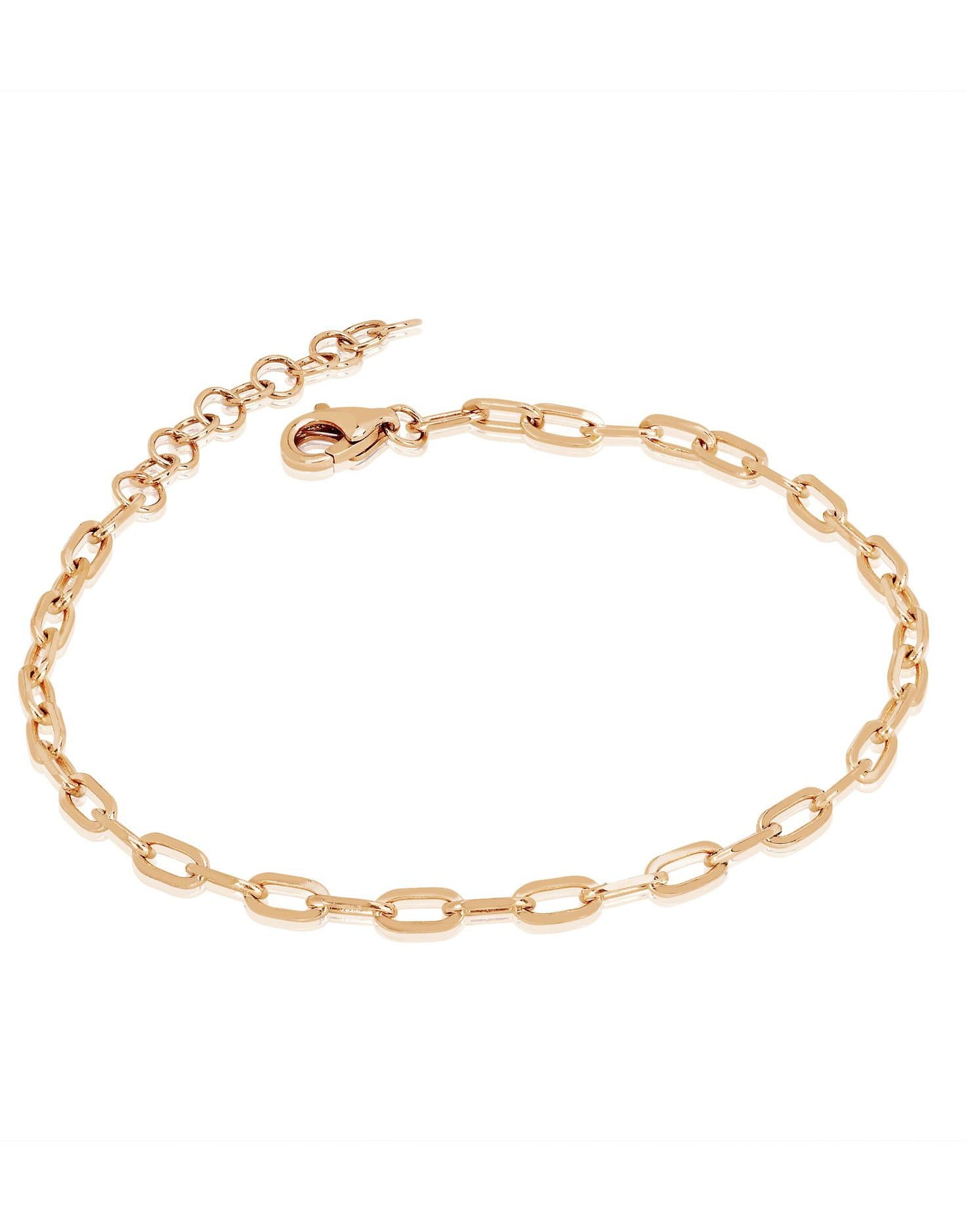 EF COLLECTION-Mini Link Bracelet-ROSE GOLD