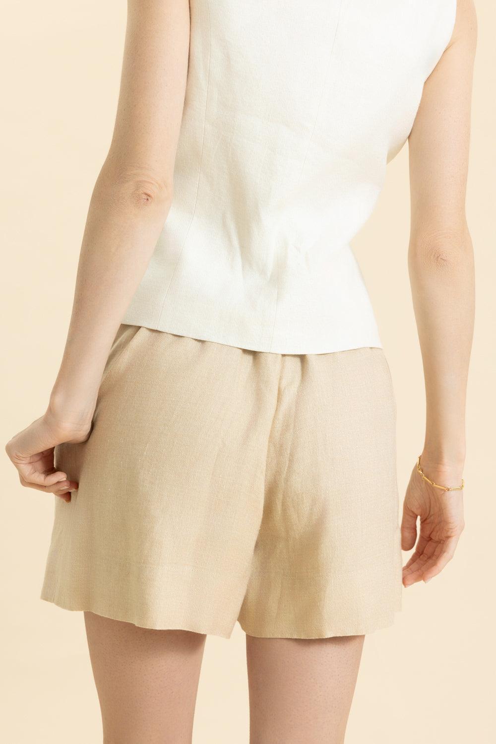 Drawstring Bermuda Short - Brown-TPE/CGNC-38-CLOTHINGPANTSHORT-ELEVENTY