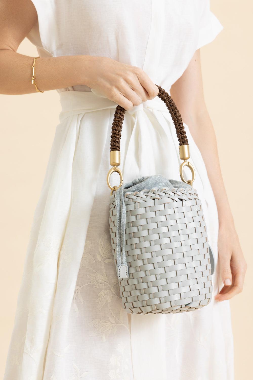 Top Handle Bucket Bag-SKY BLUE-HANDBAGTOP HANDLE-ELEVENTY