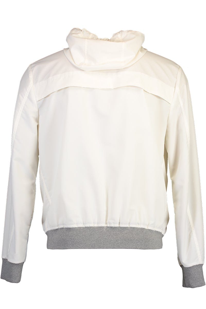 ELEVENTY-Hooded Zip Up Jacket-BLANCO