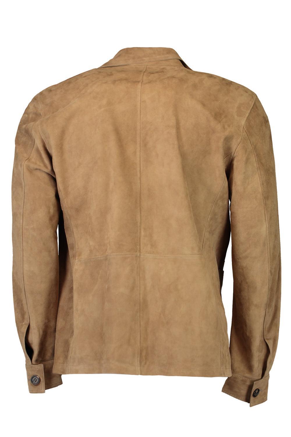 Classic Button Front Shirt - Brown-BROWN-48-MENSCLOTHINGJACKET-ELEVENTY
