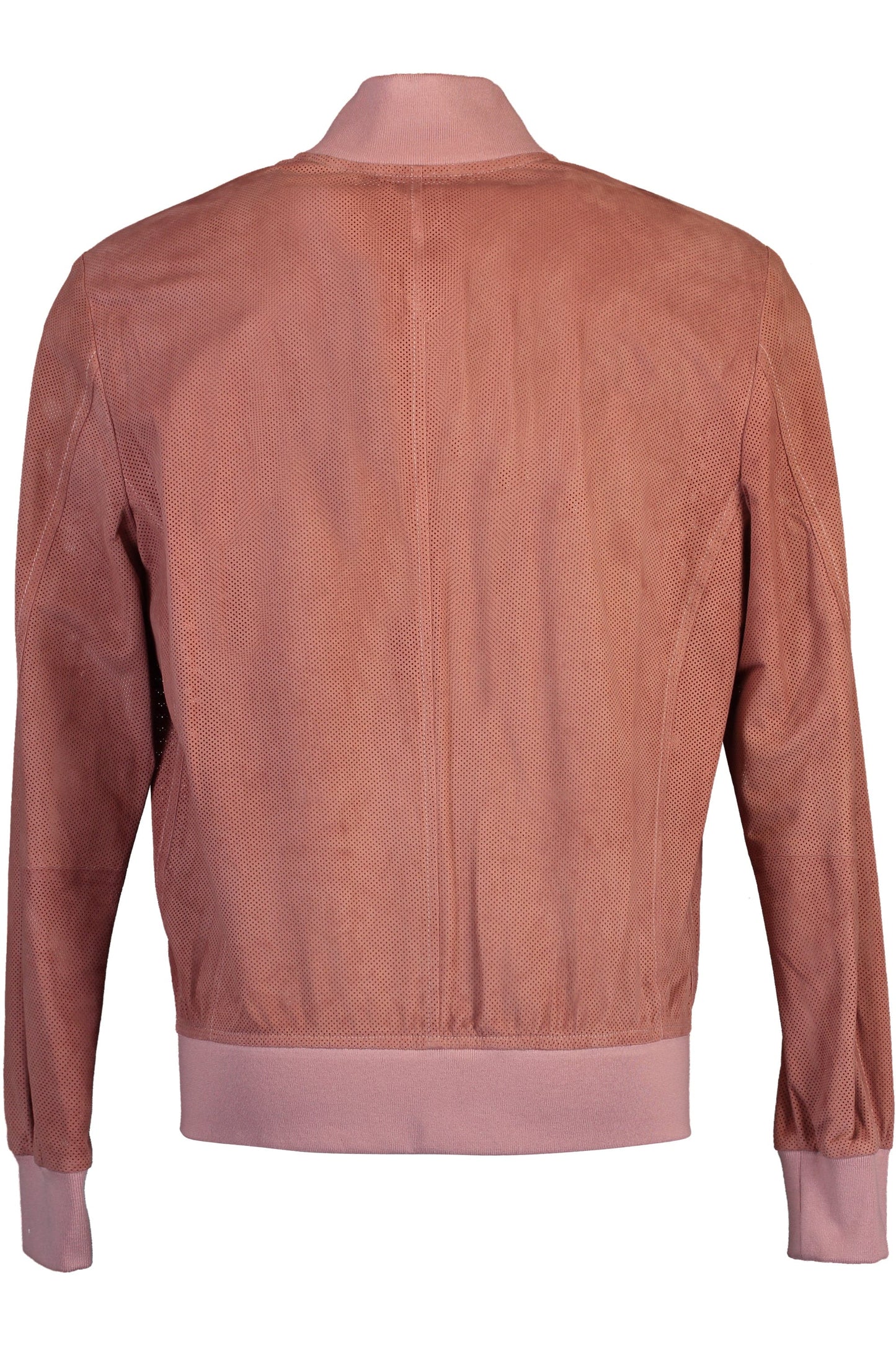 ELEVENTY-Perforated Suede Zip Up Jacket-