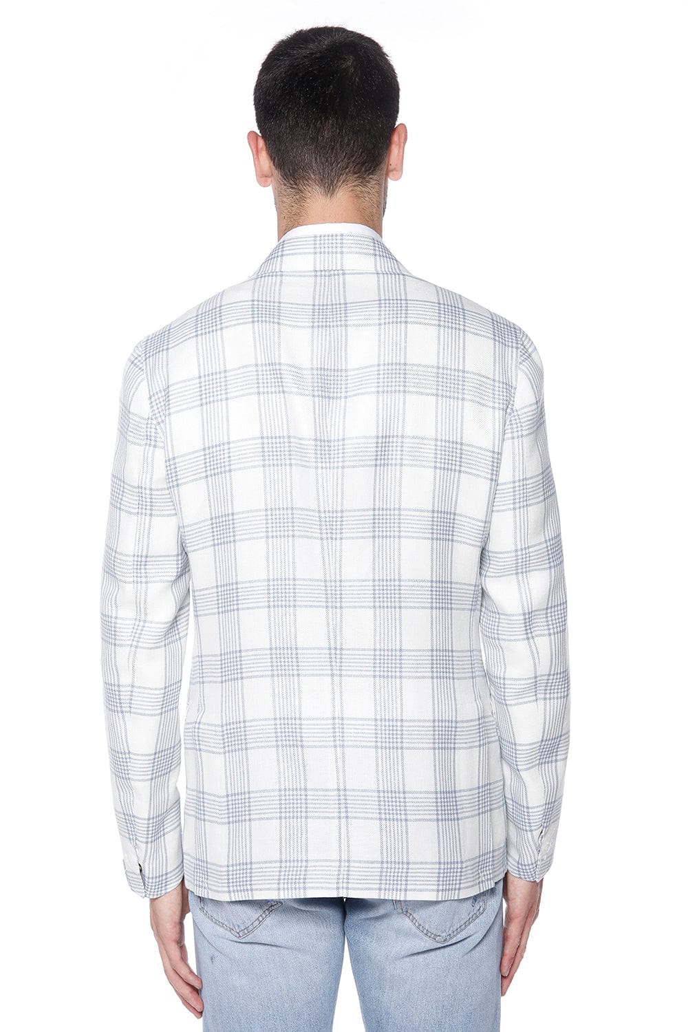ELEVENTY-Single Breasted Jacket - Denim-