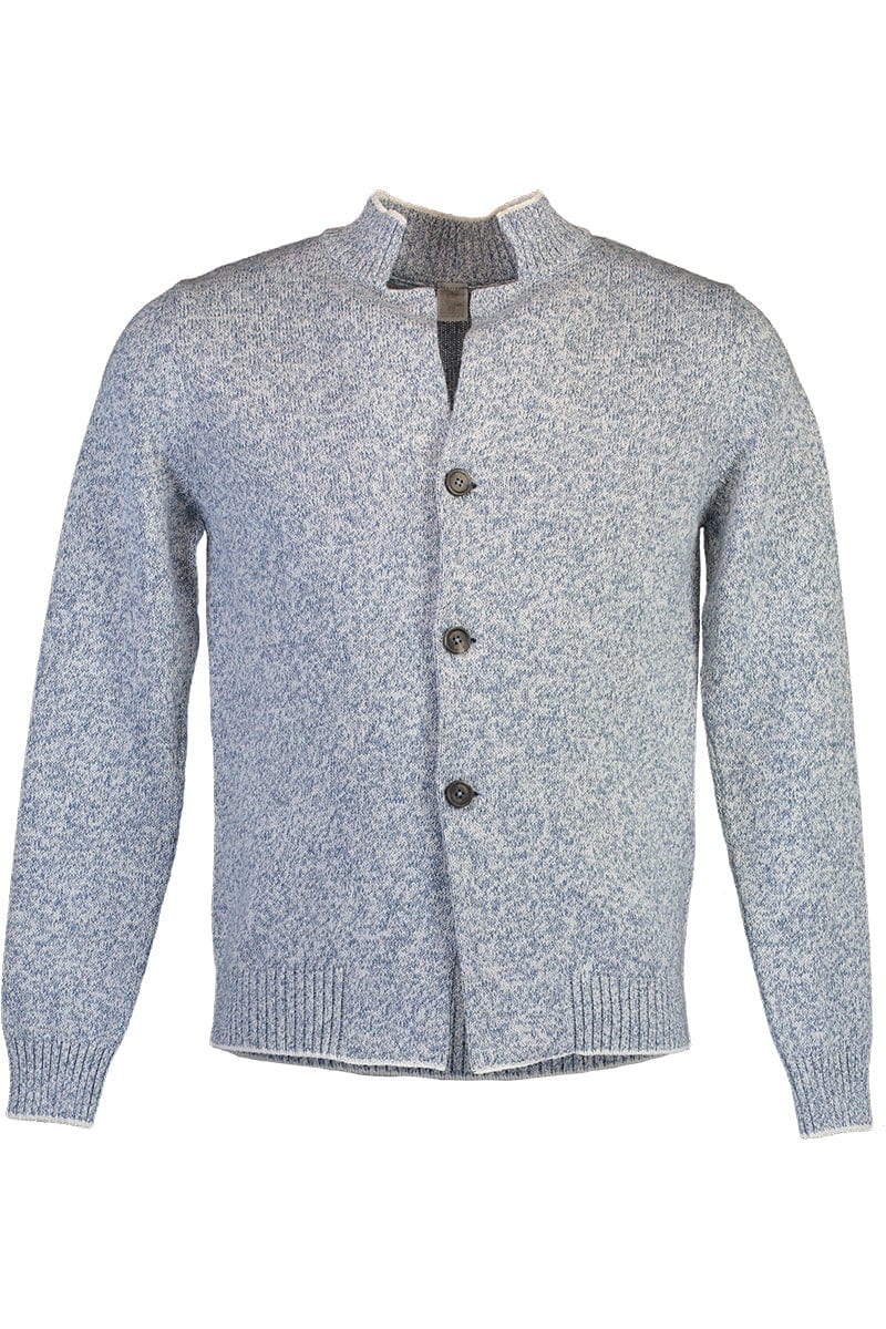 ELEVENTY-Knitted Jacket - Denim-