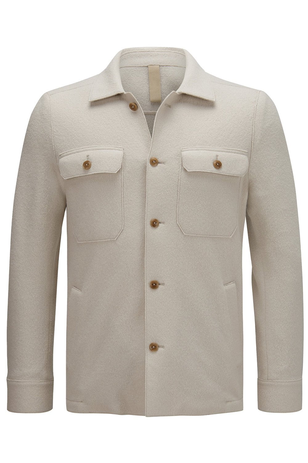 ELEVENTY-Four Pocket Shirt Jacket - Sand-
