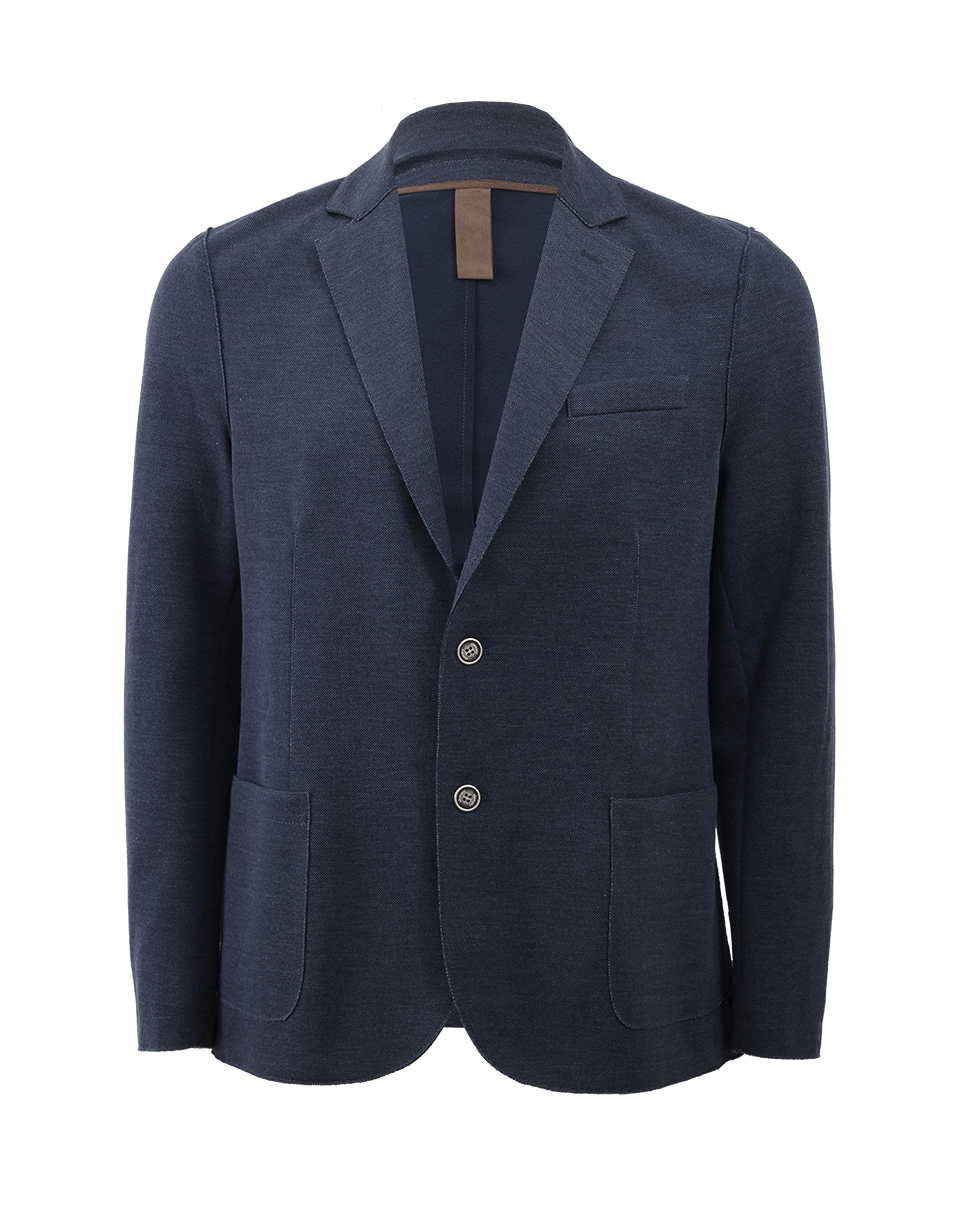 ELEVENTY-Laser Cut Pique Blazer-