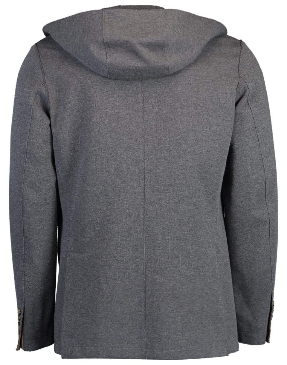 ELEVENTY-Cotton Hooded Jacket-
