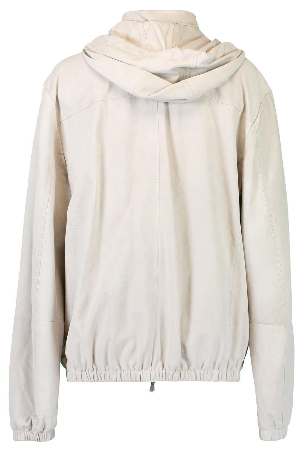ELEVENTY-Suede Zip Up Jacket - Grigio-