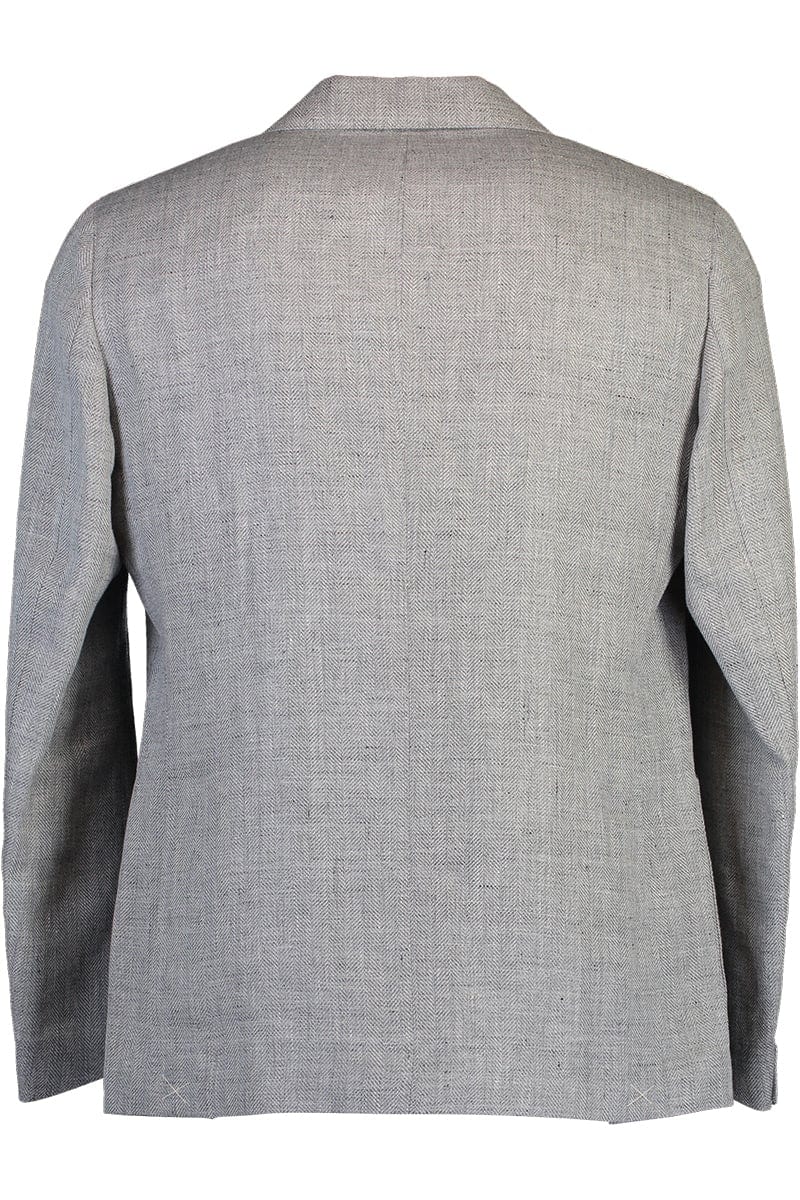 ELEVENTY-Single Breasted Jacket - Medium Grey-