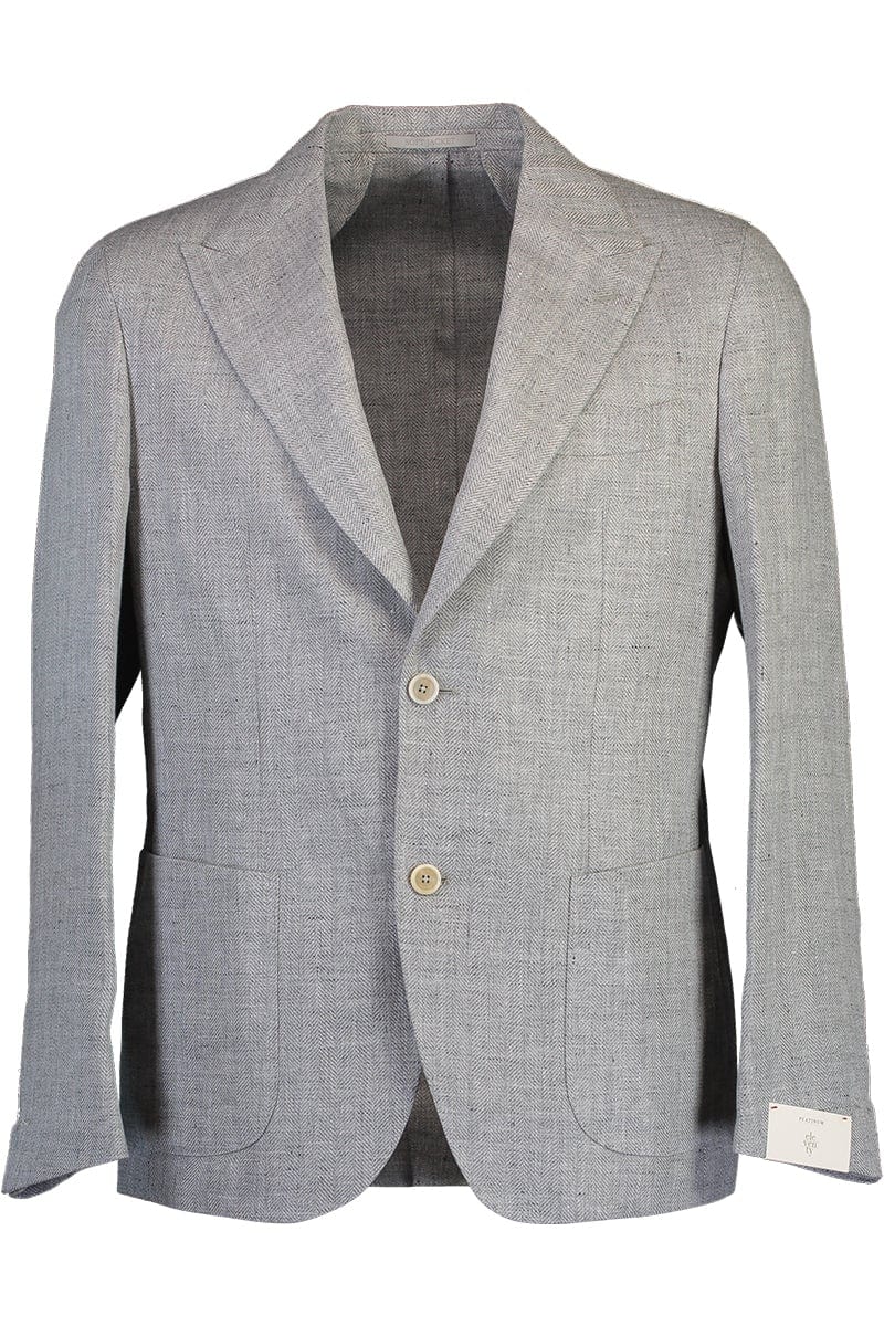 ELEVENTY-Single Breasted Jacket - Medium Grey-