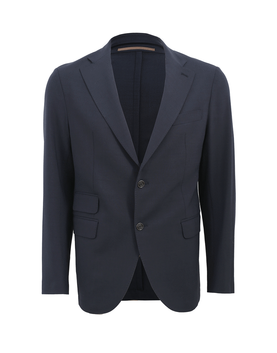 ELEVENTY-Navy Notch Lapel Jacket-