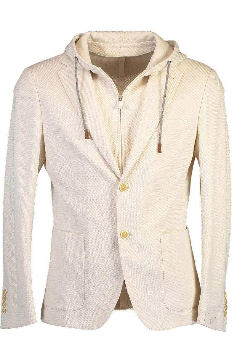 Double Closure Jacket With Hood | ELEVENTY – Marissa Collections