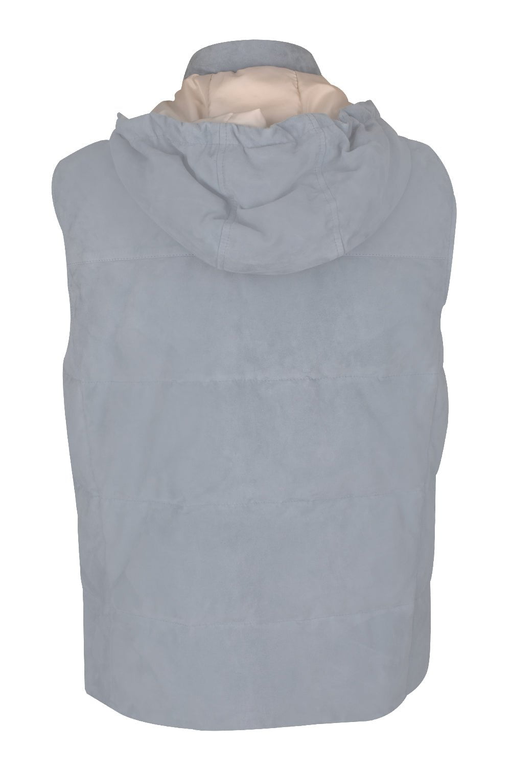 ELEVENTY-Hooded Puffer Vest-SKY BLUE