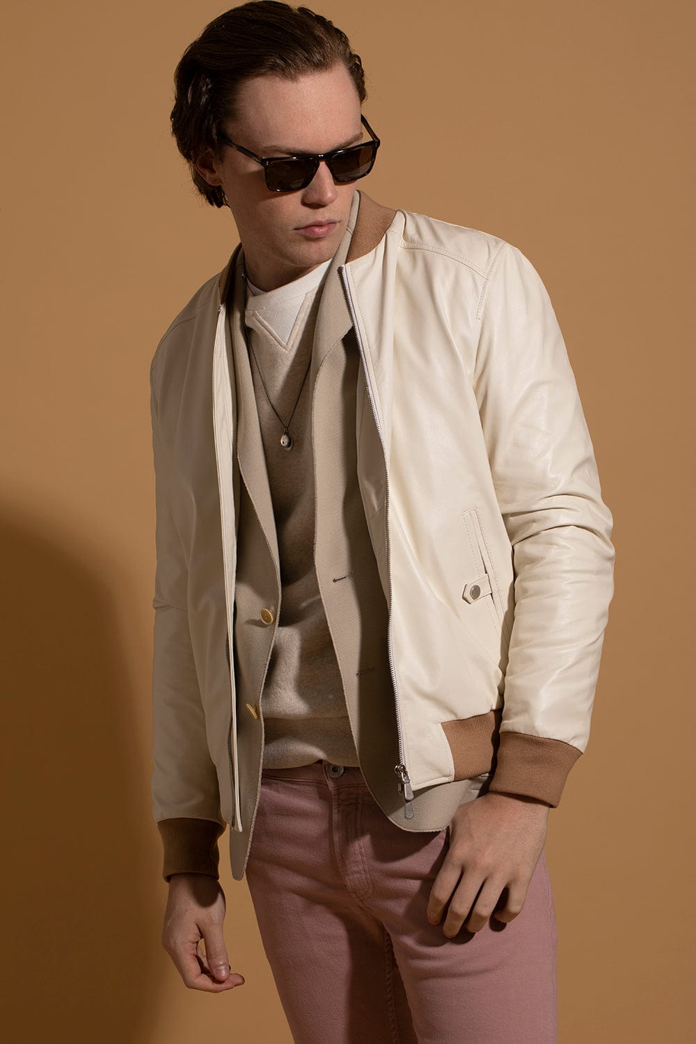 ELEVENTY-Zip Up Bomber Jacket-