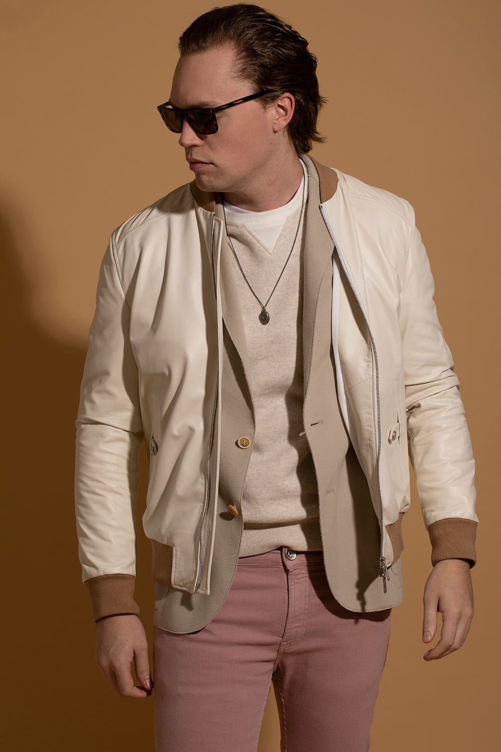 ELEVENTY-Zip Up Bomber Jacket-